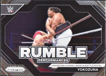 Yokozuna #3 Wrestling Cards 2024 Panini Prizm WWE Rumble Performances