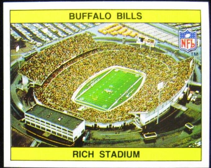 Buffalo Bills Helmet #2 1988 Panini Sticker Football
