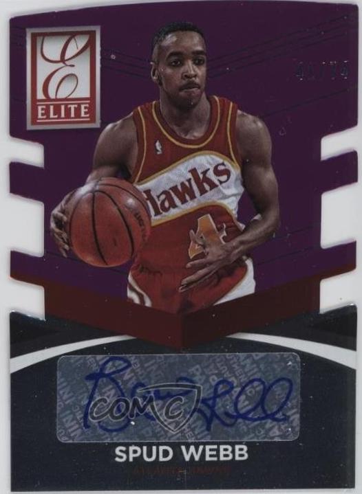 Spud Webb #59 2014 Panini Donruss Status Signature Basketball