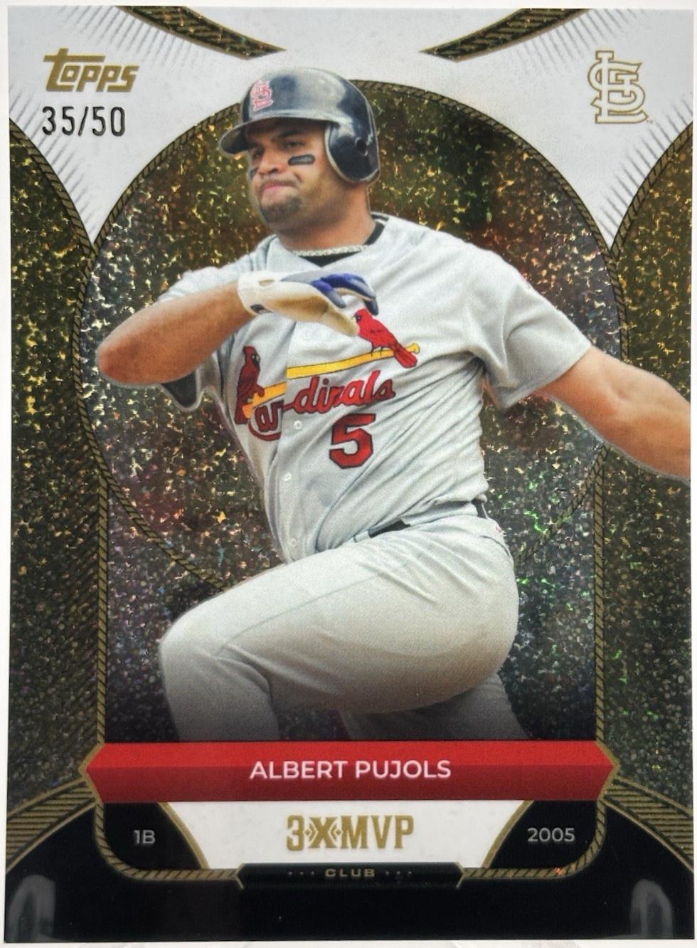Albert Pujols [Gold Stardust Foil] #13