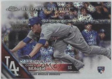 Corey Seager #HMT41 Baseball Cards 2016 Topps Chrome Update