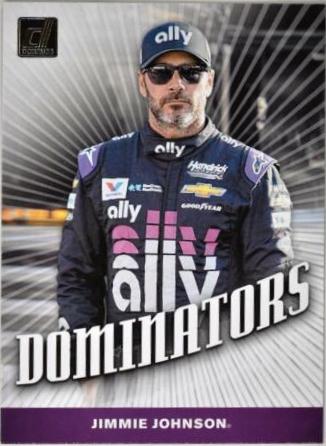 Jimmie Johnson #D1 Racing Cards 2020 Panini Donruss Nascar Dominators
