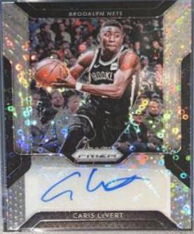 Caris LeVert #FBCLV Basketball Cards 2018 Panini Prizm Fast Break Autographs