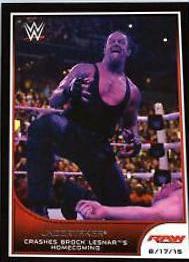 Undertaker #74 Wrestling Cards 2016 Topps WWE Road to Wrestlemania