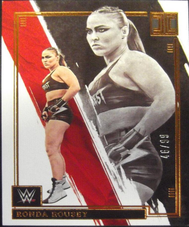 Ronda Rousey #7 Wrestling Cards 2022 Panini Impeccable WWE