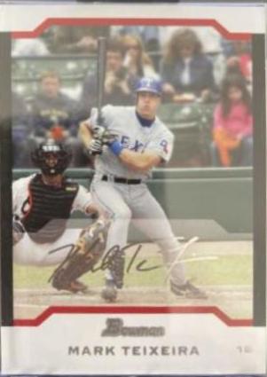 Mark Teixeira #63 Baseball Cards 2004 Bowman