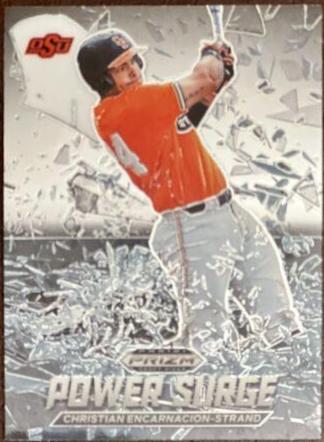 Christian Encarnacion Strand #PS-CE Baseball Cards 2021 Panini Prizm Draft Picks Power Surge