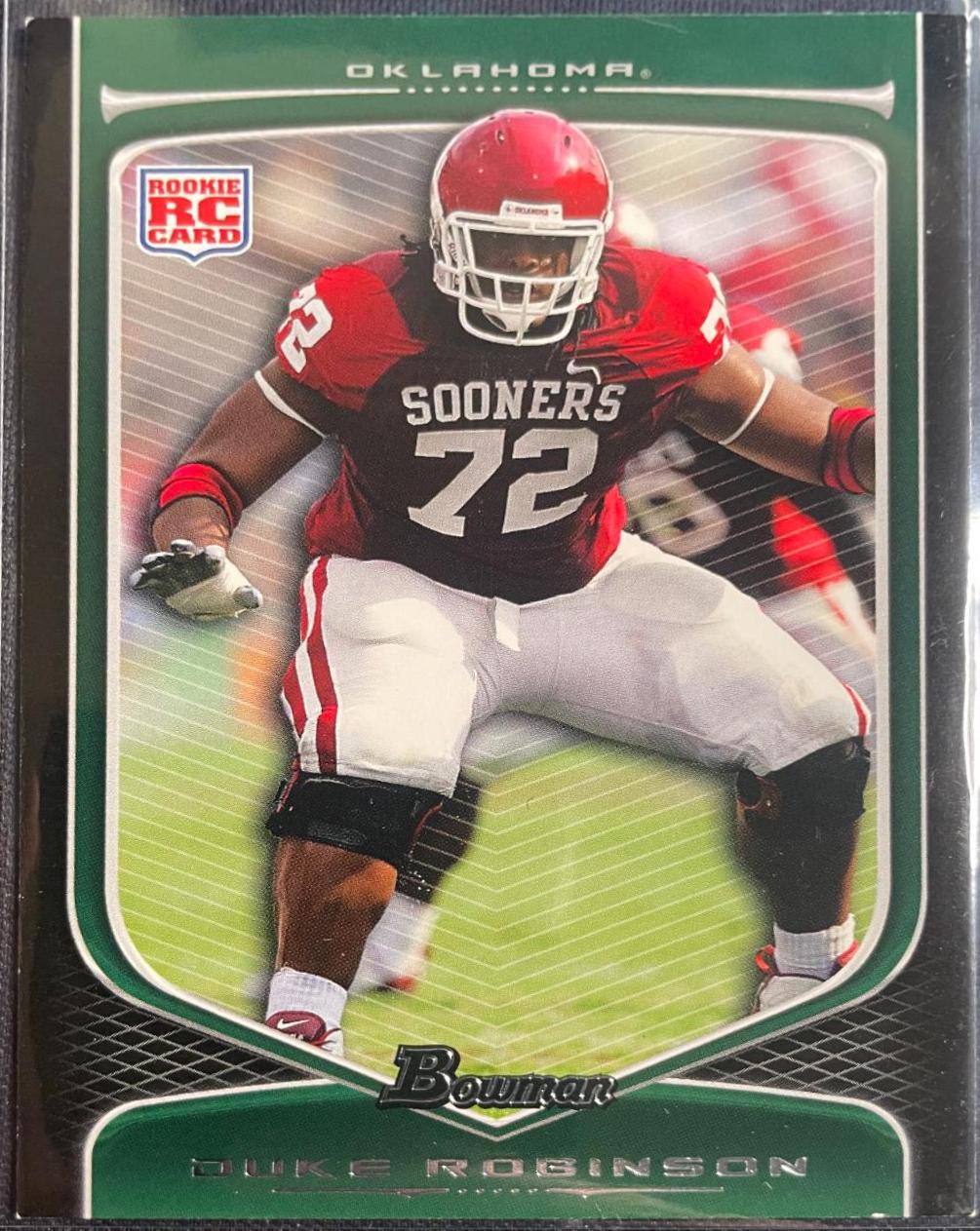 Duke Robinson #152 Football Cards 2009 Bowman Draft