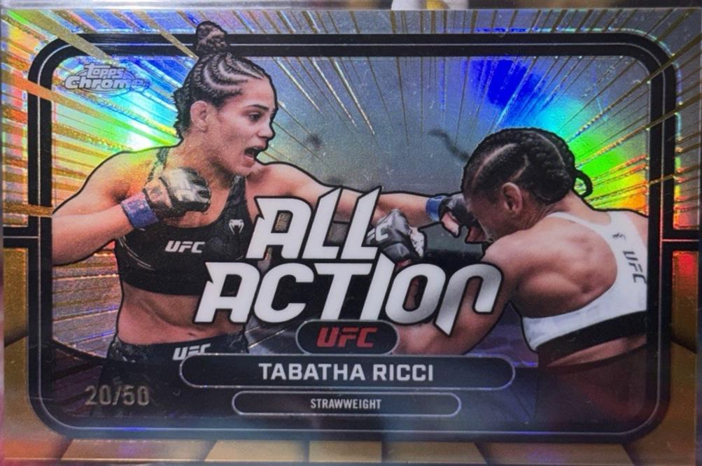 Tabatha Ricci [Gold Refractor] #AA-34 Prices | 2026 Topps Chrome UFC ...