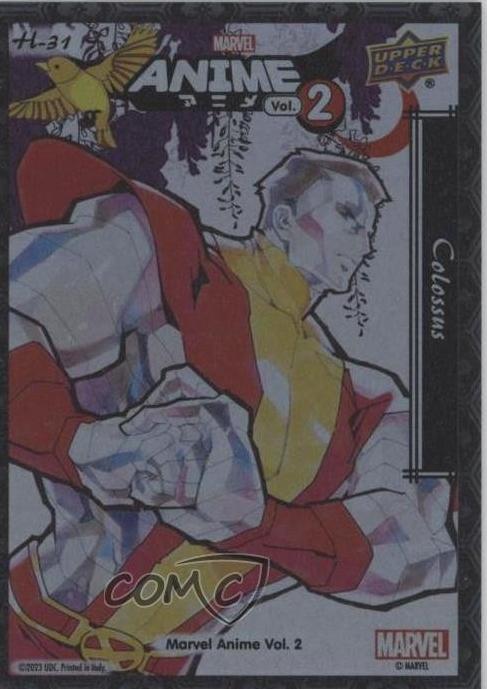Colossus #H-31 Marvel 2023 Upper Deck Anime Volume 2 Hanafuda
