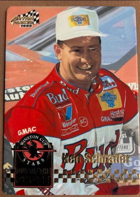 Ken Schrader #14 Racing Cards 1995 Action Packed NASCAR