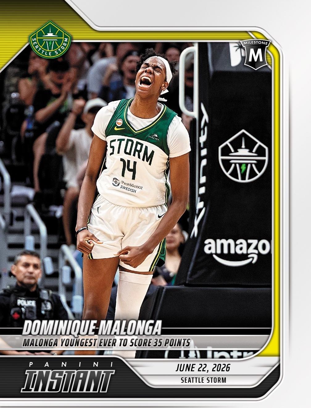 Dominique Malonga #187 2026 Panini Instant WNBA