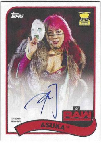 Asuka #A-AS Wrestling Cards 2018 Topps WWE Heritage Autographs