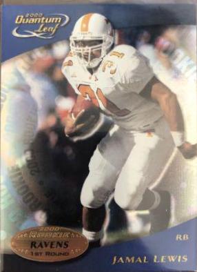 Jamal Lewis #311 Football Cards 2000 Quantum Leaf