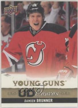 Damien Brunner #C97 2013-14 Upper Deck Hockey UD Canvas