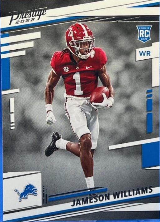 Jameson Williams #307 Football Cards 2022 Panini Prestige