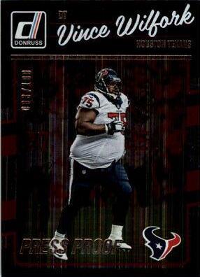 Vince Wilfork #117 2016 Panini Donruss Football