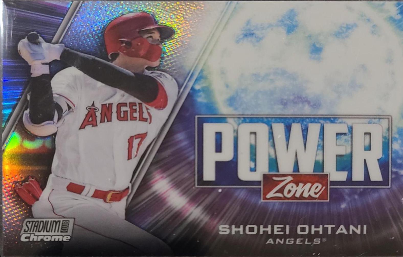 Shohei Ohtani Power Zone #pz-4 Baseball Cards 2020 Stadium Club Chrome Power Zone