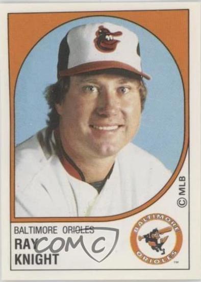 Ray Knight #12 Baseball Cards 1988 Panini Stickers