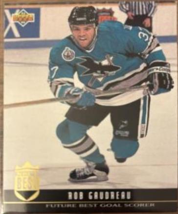Rob Gaudreau #HB2 Hockey Cards 1993 Upper Deck NHL's Best