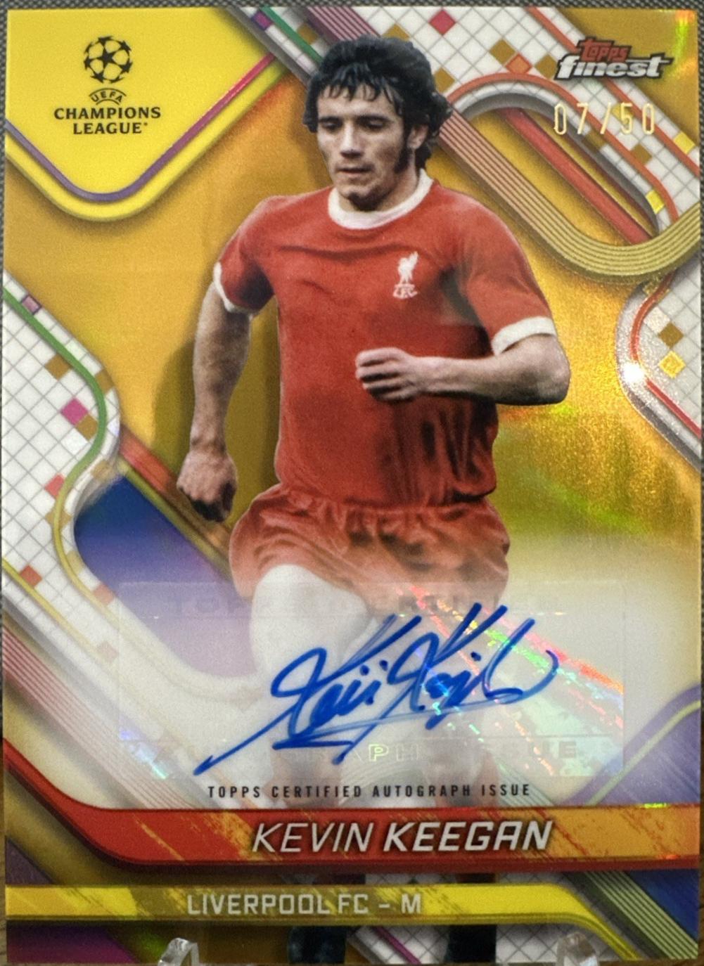 Kevin Keegan [Gold Refractor] #BA-KK