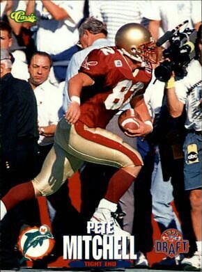 Pete Mitchell #41 Football Cards 1995 Classic NFL Rookies