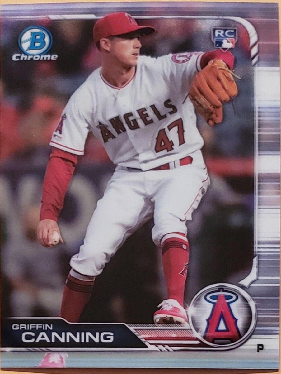Griffin Canning #45 Baseball Cards 2019 Bowman Chrome