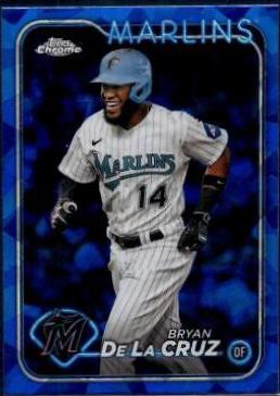 Bryan De La Cruz #215 2024 Topps Chrome Sapphire Baseball