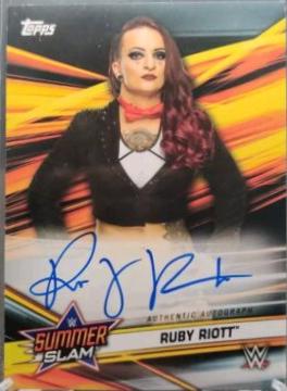 Ruby Riott #OC-RR Wrestling Cards 2019 Topps WWE SummerSlam Autographs