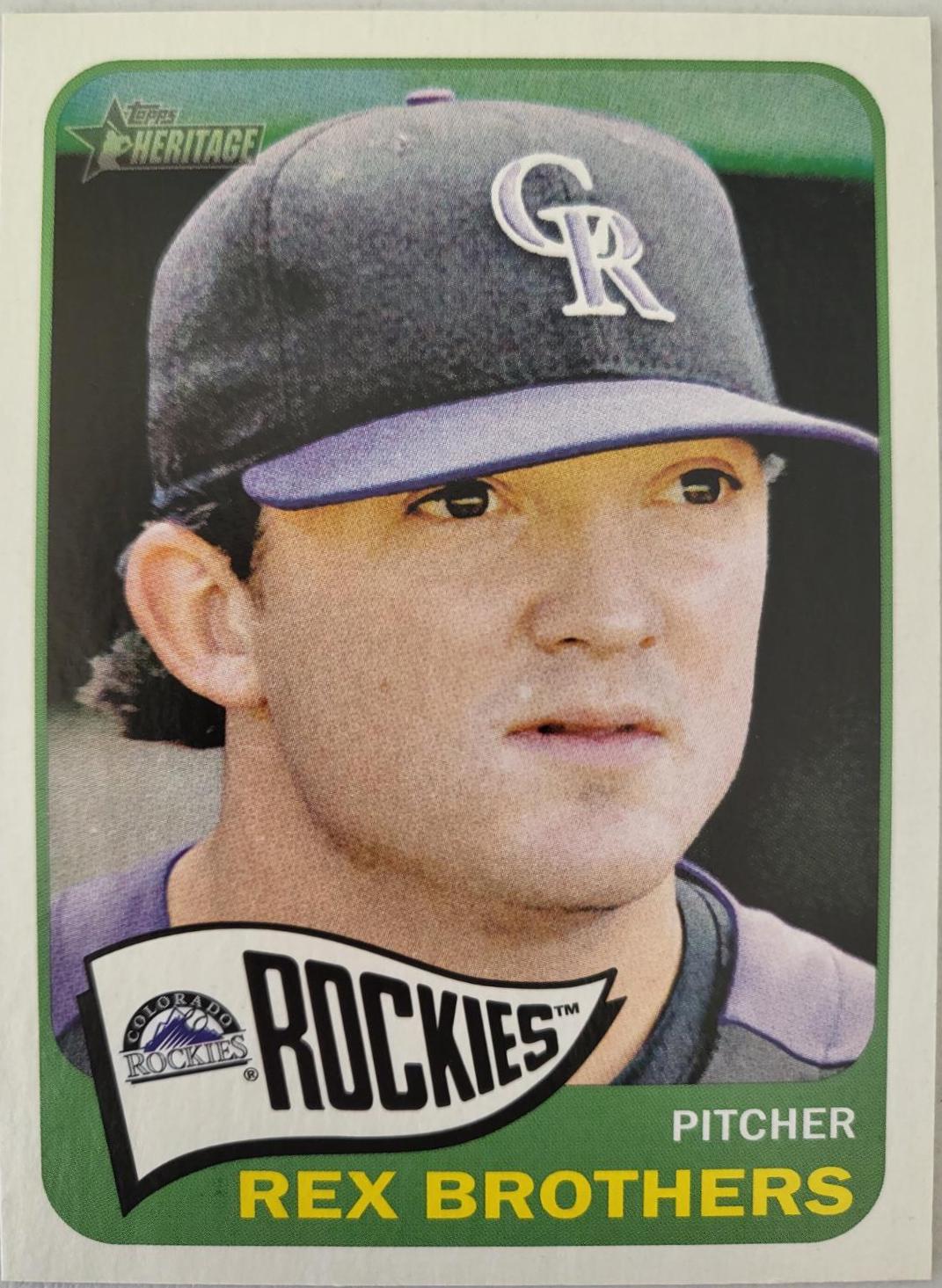 Rex Brothers #47 Baseball Cards 2014 Topps Heritage