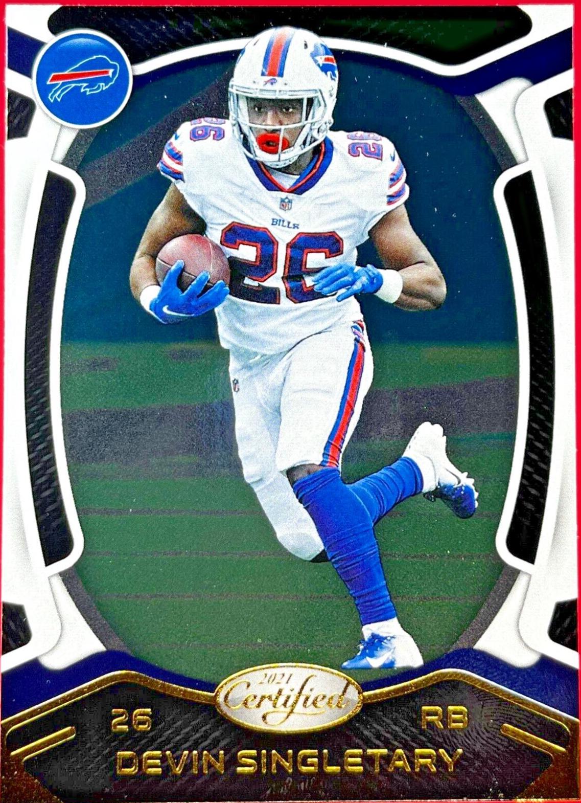 Devin Singletary #3 Football Cards 2021 Panini Certified