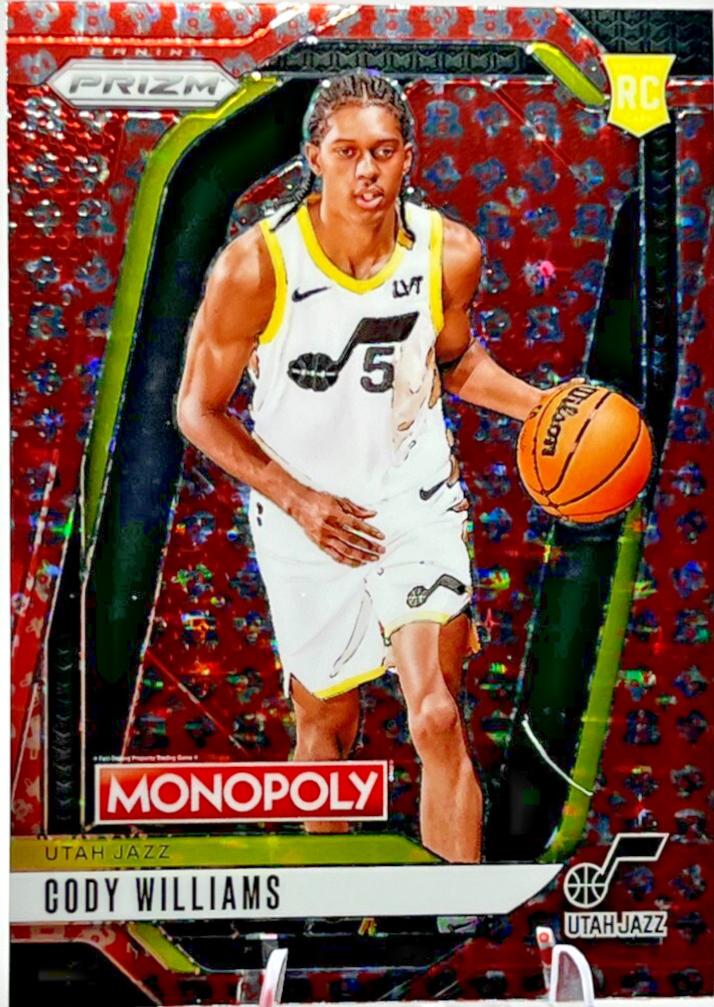 Cody Williams #35 2024-25 Panini Prizm Monopoly Basketball