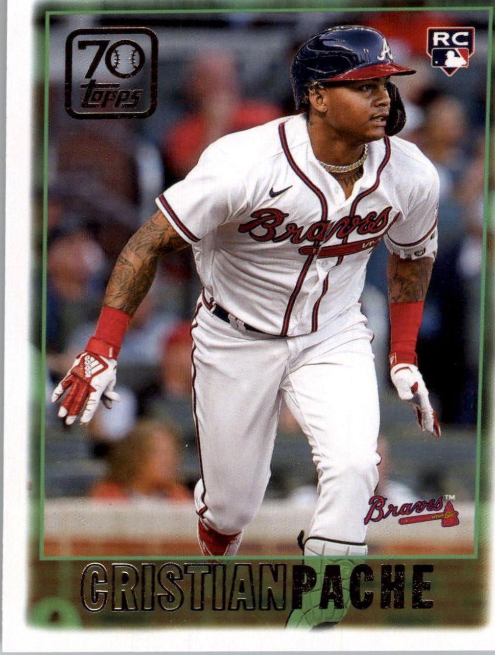 Cristian Pache #70YT-47 Baseball Cards 2021 Topps Update 70 Years of Baseball