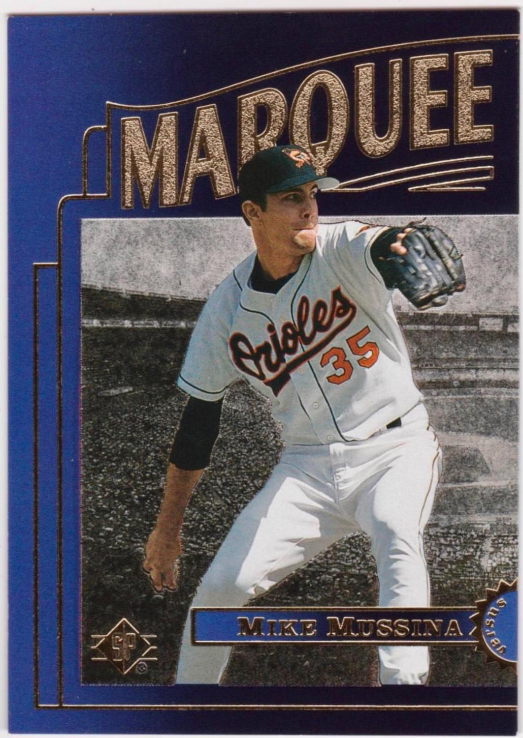 Mike Mussina #MM17 Baseball Cards 1996 SP Marquee Matchups