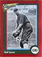 Ted Lyons [Red] #2 Baseball Cards 2023 Panini Chronicles Classics Prices