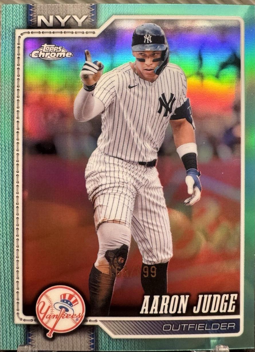 2026 Aaron Judge [Aqua Refractor] #100