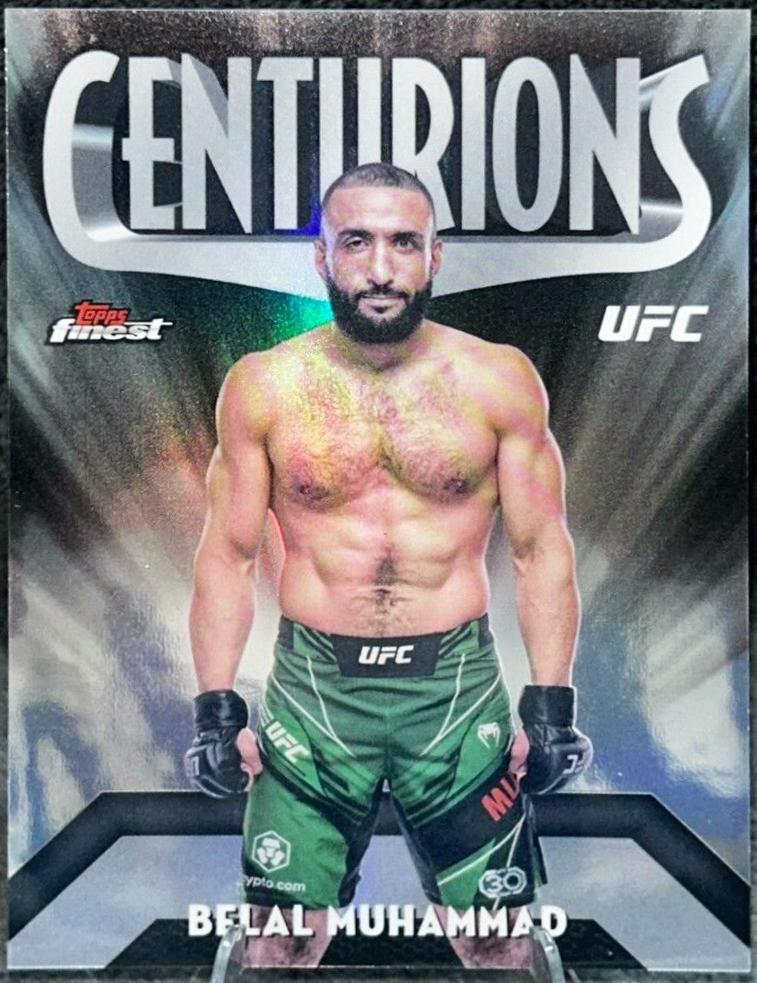 Belal Muhammad #CEN-19 Ufc Cards 2024 Topps Finest UFC Centurions