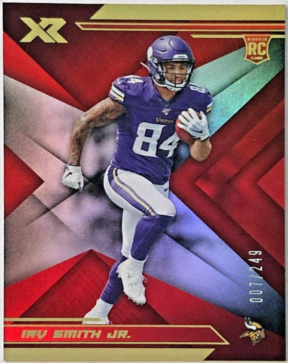 Irv Smith Jr. #132 2019 Panini XR Football