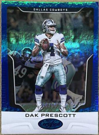 Dak Prescott #4 Football Cards 2017 Panini Certified