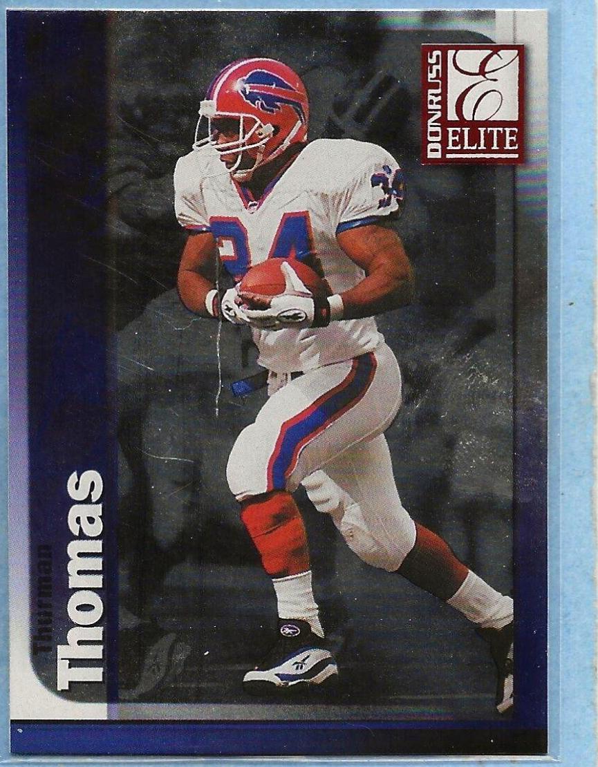 Thurman Thomas #34 1999 Panini Donruss Elite Football