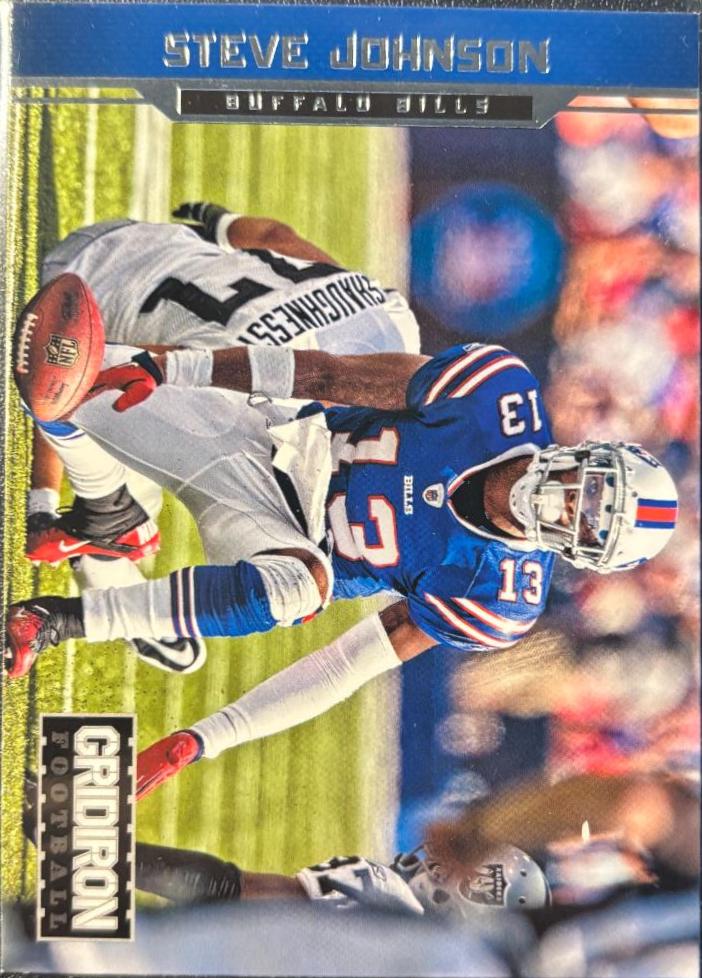 Steve Johnson #25 Football Cards 2012 Panini Gridiron