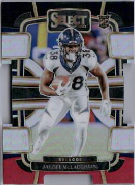 Jaleel McLaughlin [Black Red Prizm Die-Cut] #32 Prices | 2023