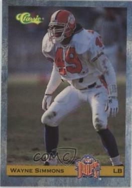 Wayne Simmons #92 1993 Classic Football
