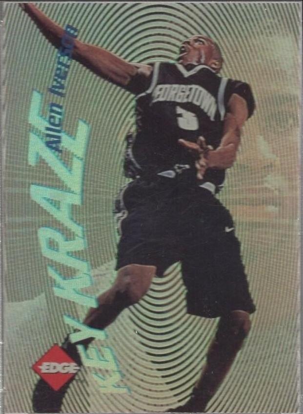 Allen Iverson #9 Basketball Cards 1996 Collector's Edge Key Kraze