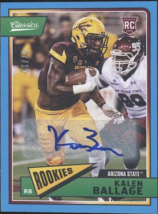 Kalen Ballage #251 Football Cards 2018 Panini Classics