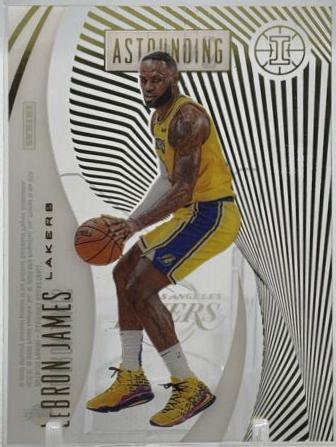 LeBron James #9 Basketball Cards 2019 Panini Illusions Astounding