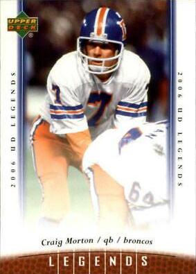 Craig Morton #14 Football Cards 2006 Upper Deck Legends