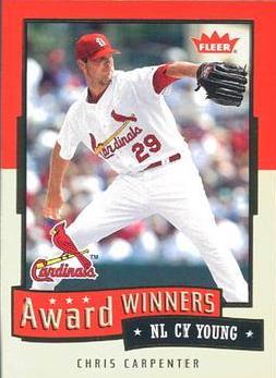 Chris Carpenter #AW-3 Baseball Cards 2006 Fleer Award Winners