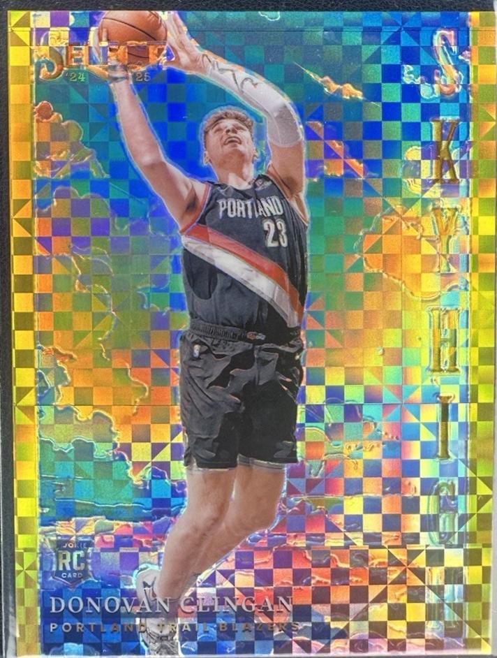 Donovan Clingan [Gold Prizm] #4