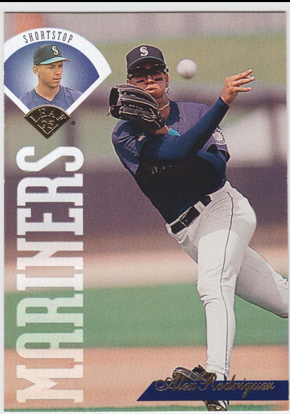 Alex Rodriguez #313 Baseball Cards 1995 Leaf